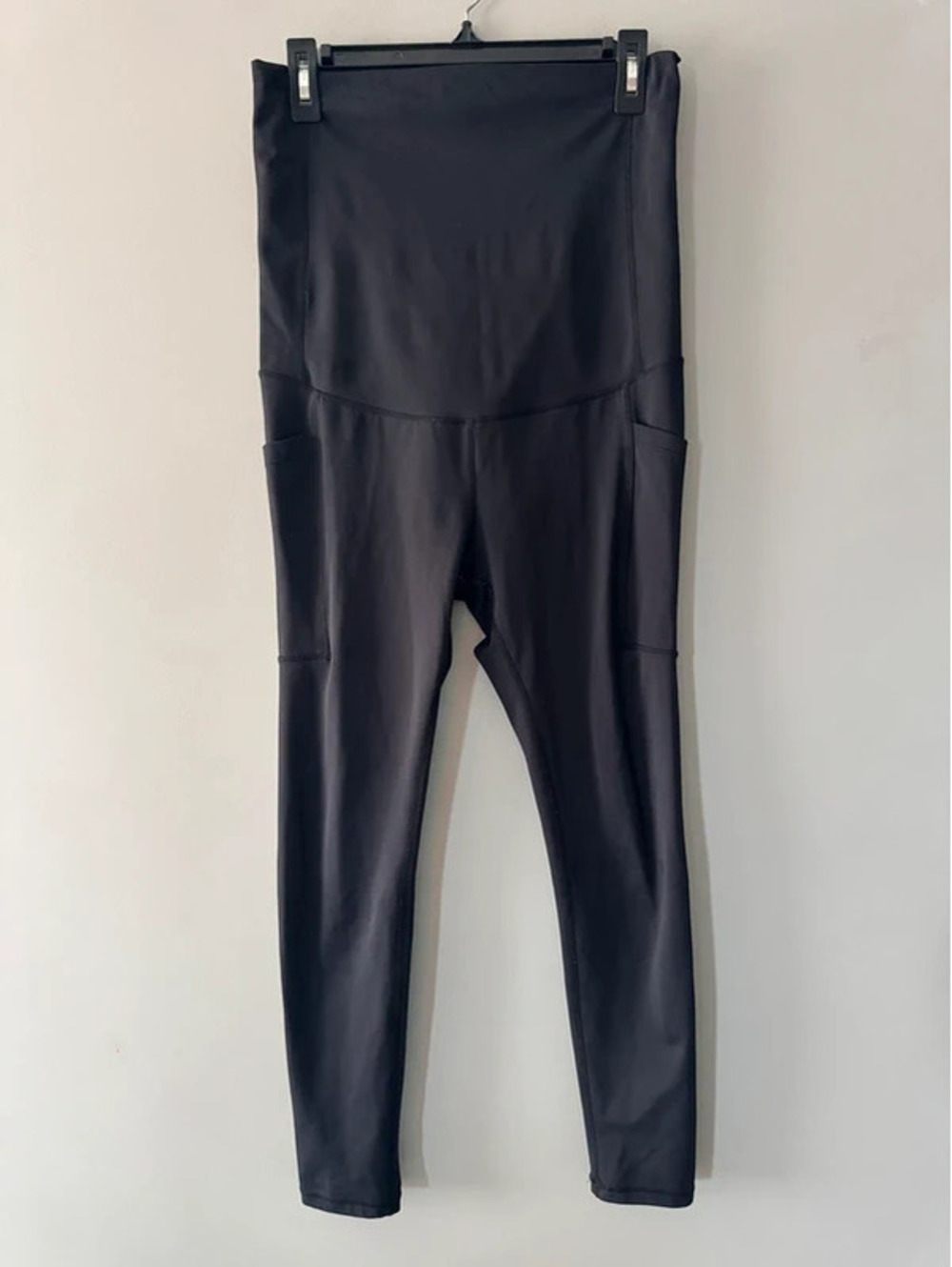 MoveMama | black maternity athletic leggings | L